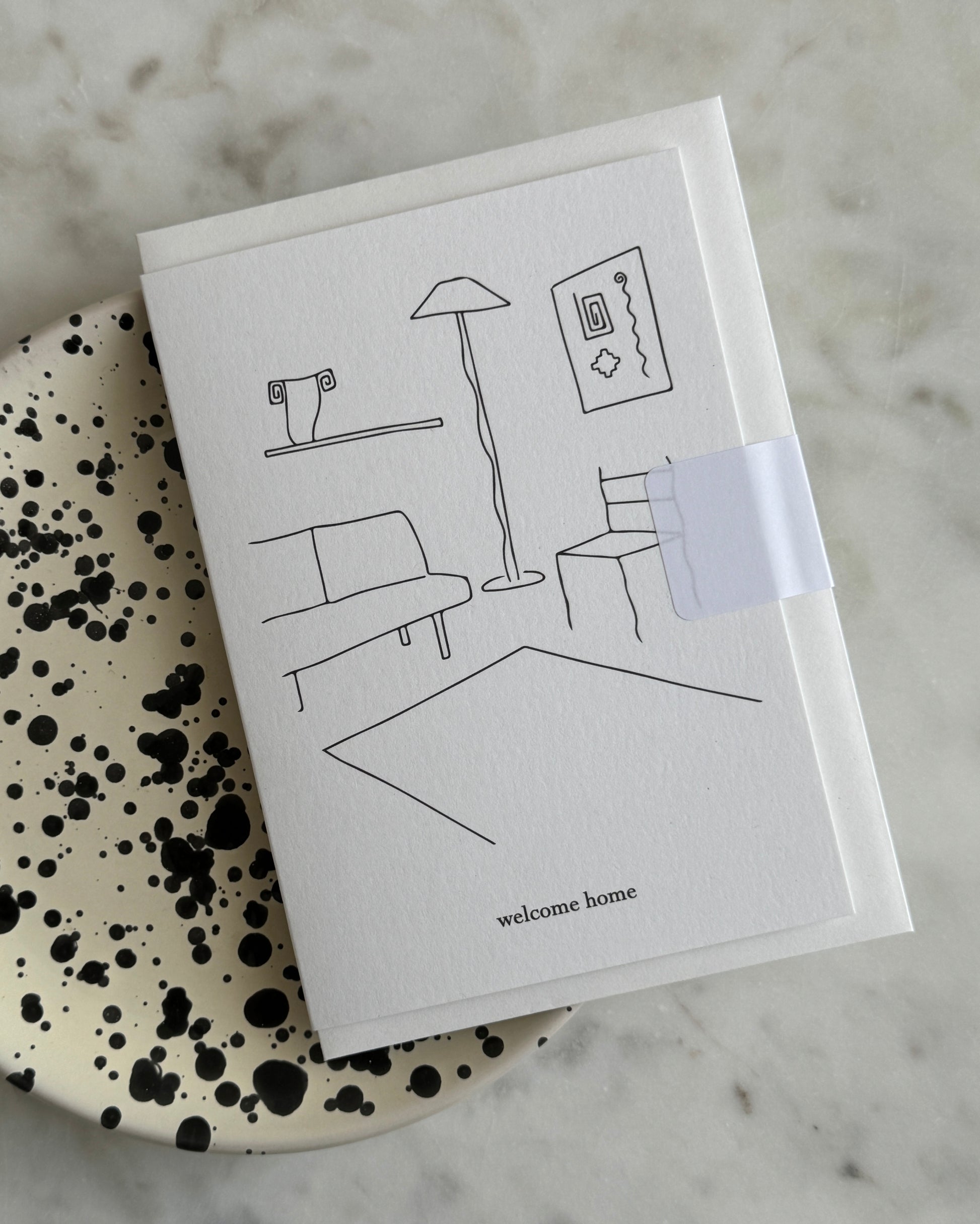 Klappkarte «WELCOME HOME»