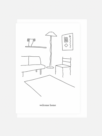 Klappkarte «WELCOME HOME»