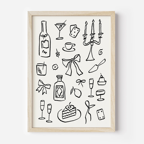 Artprint «AFTERNOON SOIRÈE» (Risographie)