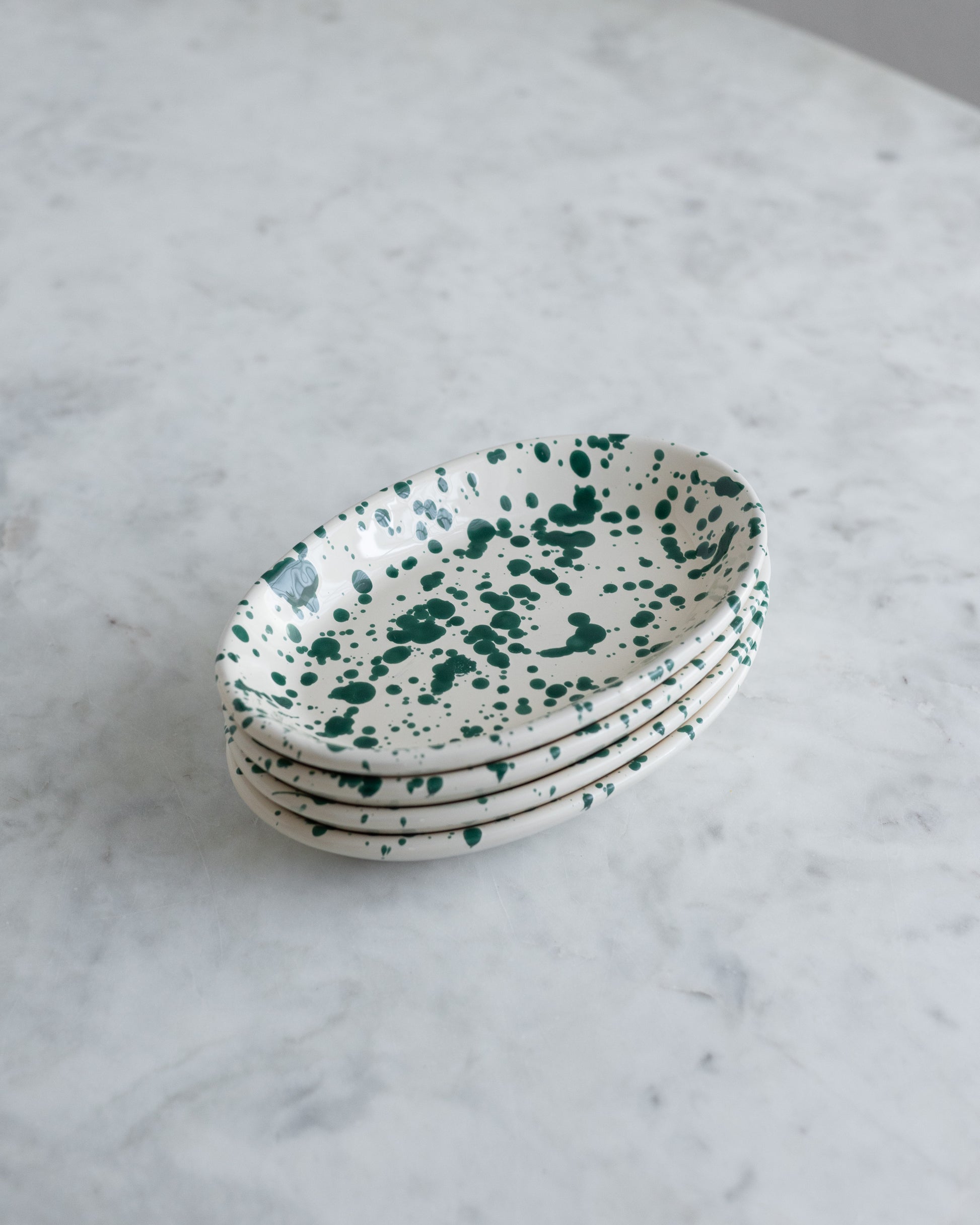 Teller Set oval «CLUBHAUS» 4-teilig