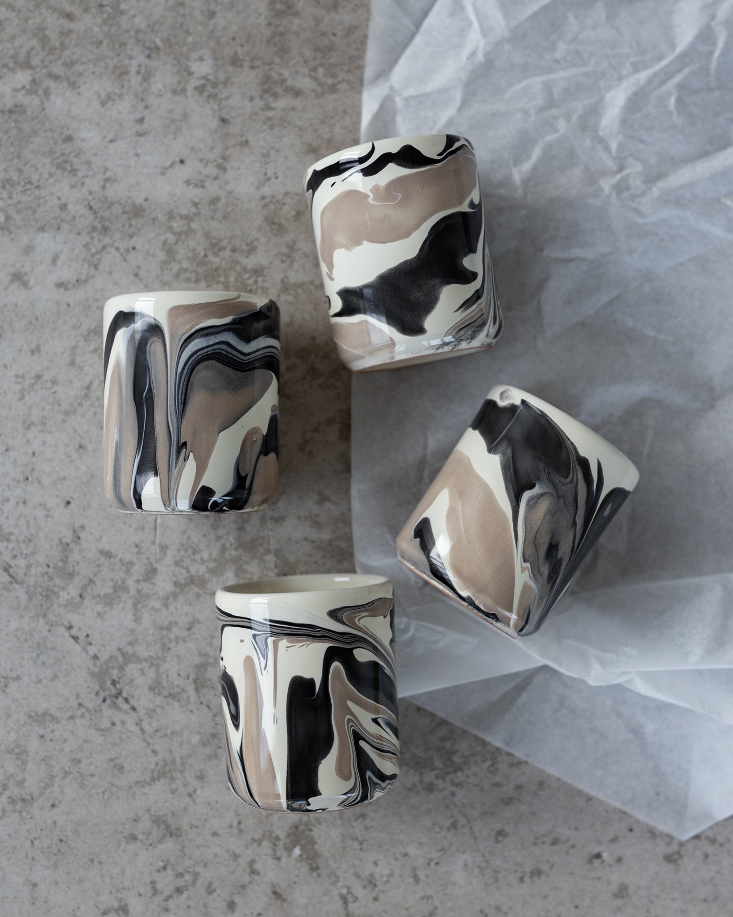 Becher Set «AFFOGATO» 4-teilig
