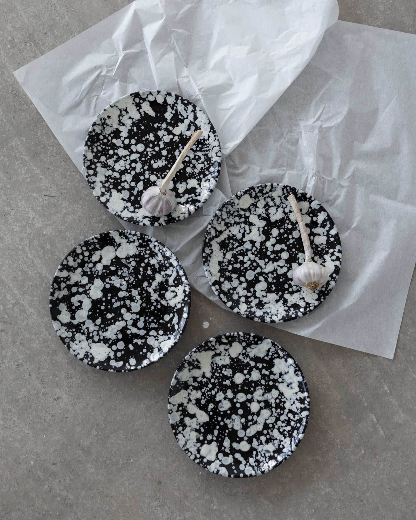 Teller Set «CACIO E PEPE» medium 4-teilig