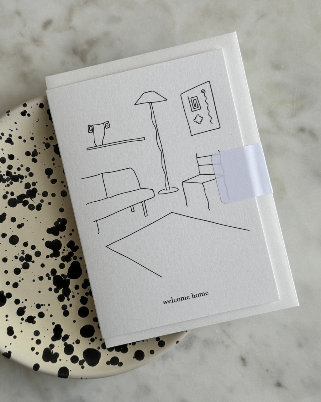 Klappkarte «WELCOME HOME»