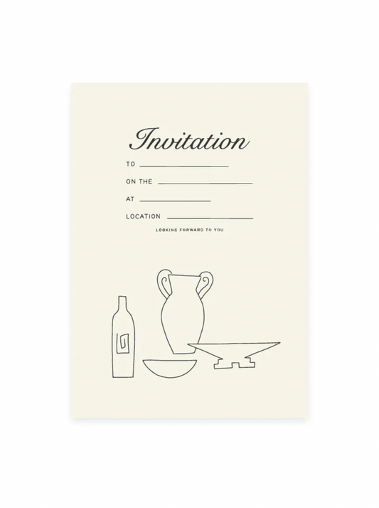 Postkarte «INVITATION» (Risographie)