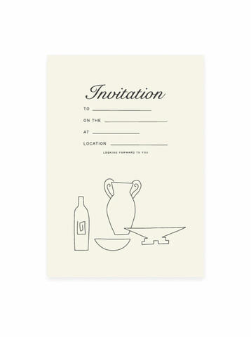 Postkarte «PARTY INVITATION» (Risographie)