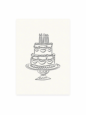 Postkarte «TORTE» (Risographie)