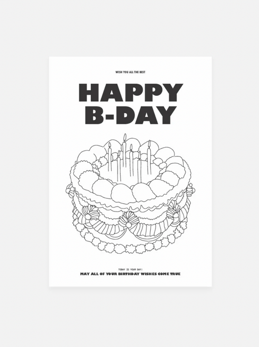 Postkarte «BIRTHDAY CAKE»