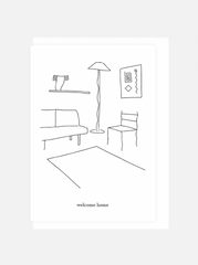 Klappkarte «WELCOME HOME»