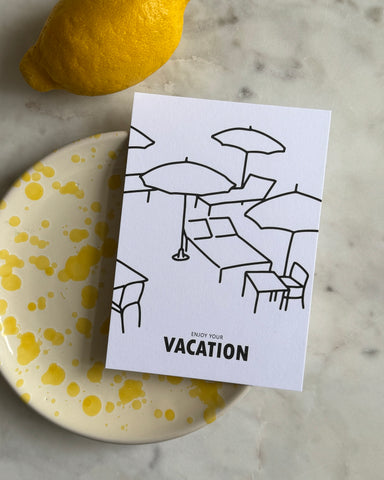 Postkarte «VACATION»