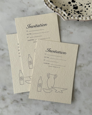 Postkarte «PARTY INVITATION» (Risographie)