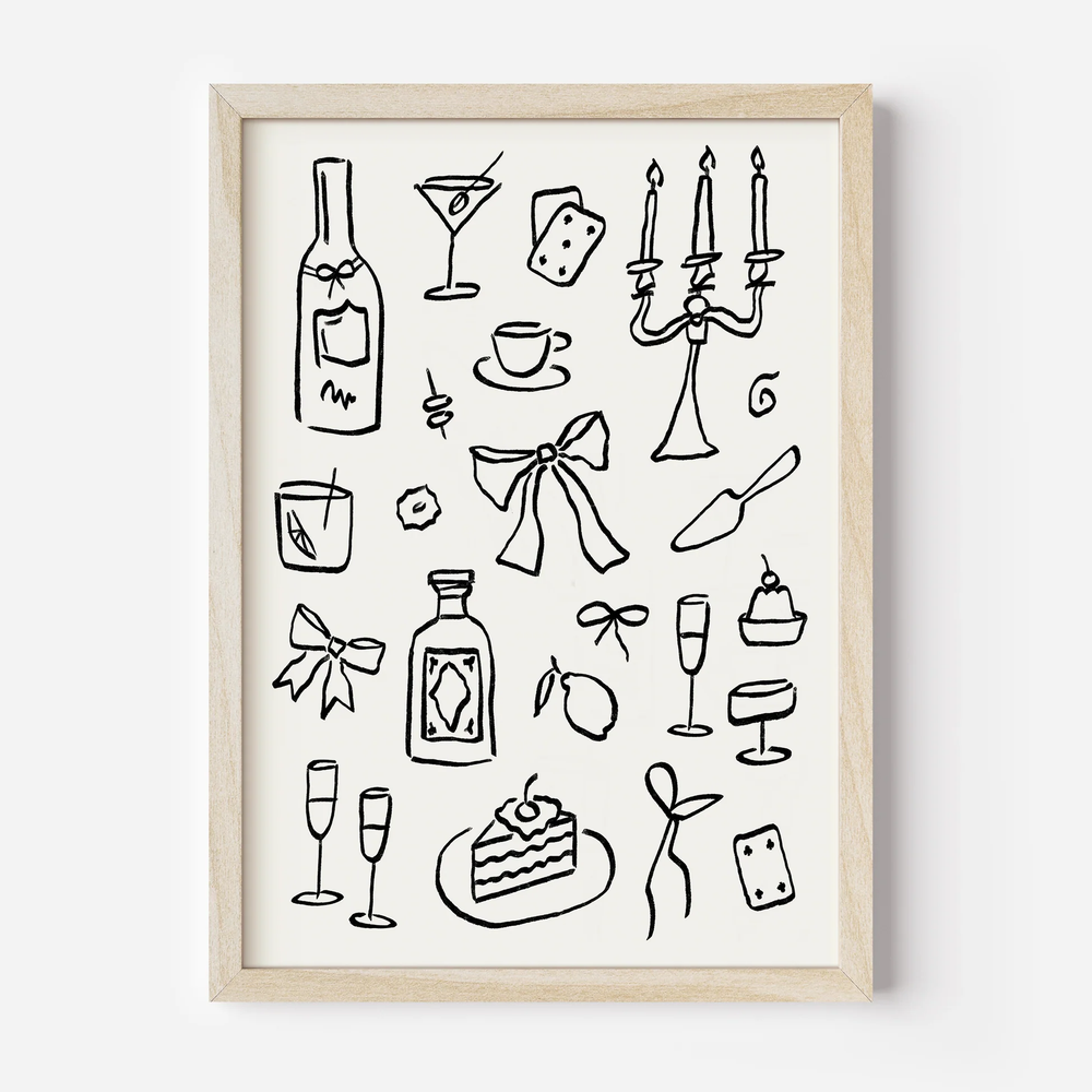 Artprint «AFTERNOON SOIRÈE» (Risographie)