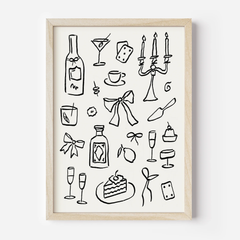 Artprint «AFTERNOON SOIRÈE» (Risographie)