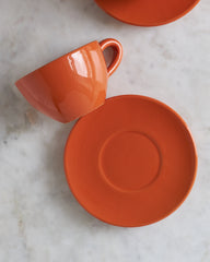 Tasse mit Unterteller «BRUCIATO»