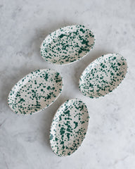 Teller Set oval «CLUBHAUS» 4-teilig