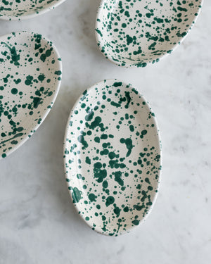 Teller oval «CLUBHAUS» klein