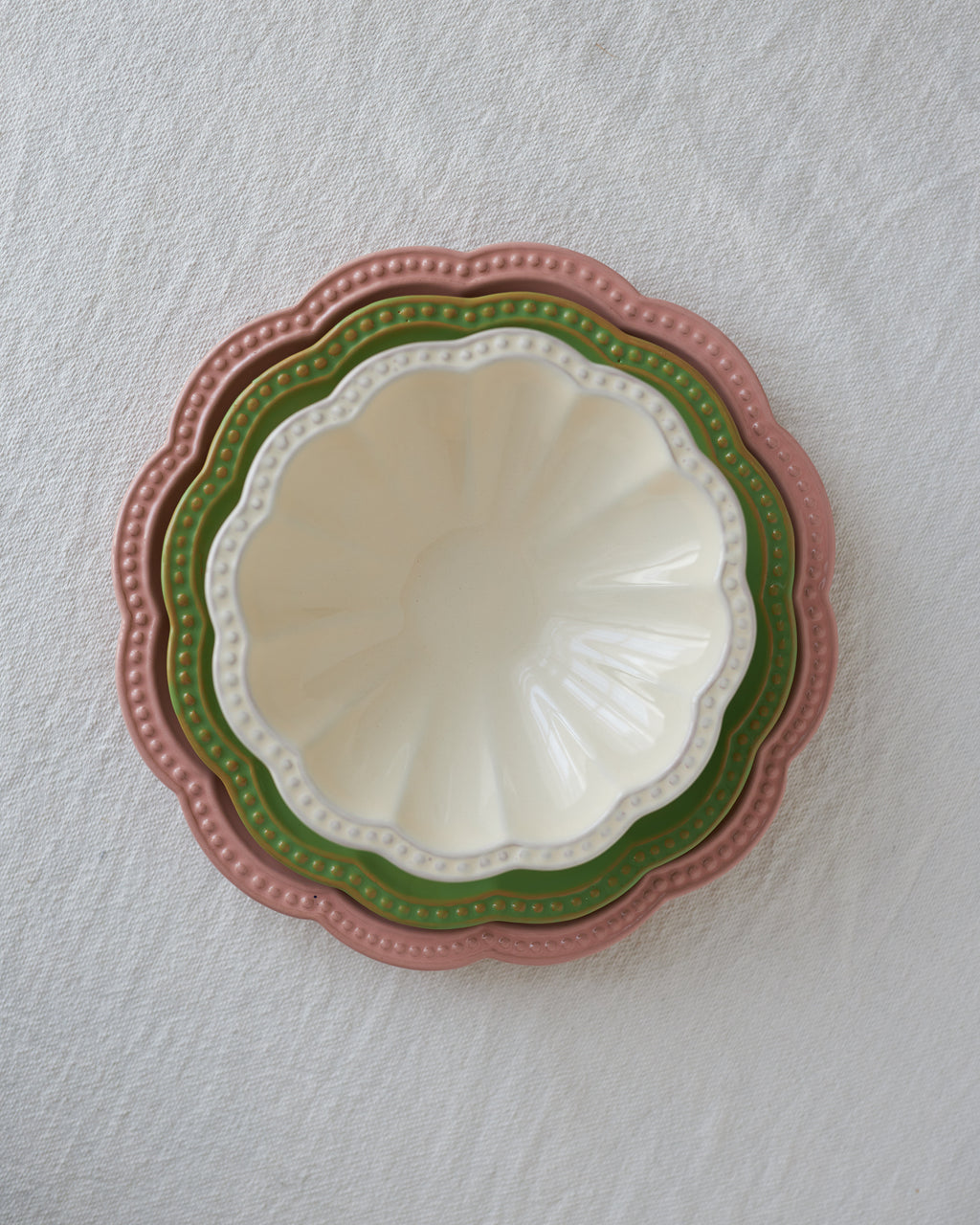 Teller Set «FIORI» 9-teilig