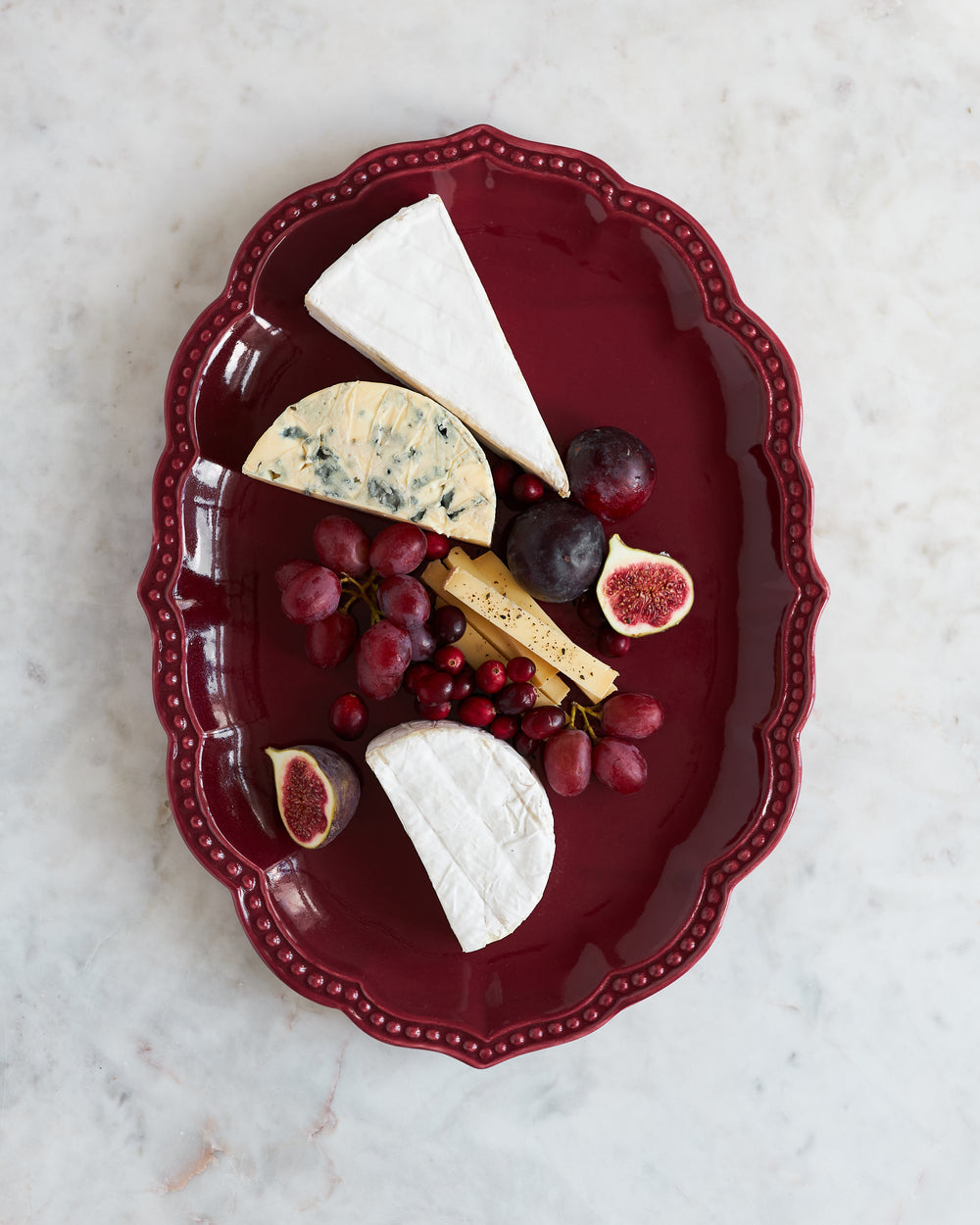 Servierplatte «VINO ROSSO»