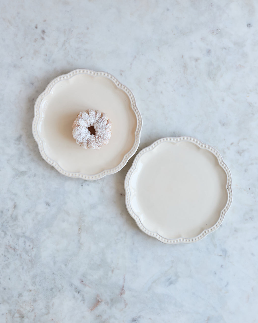 Teller Set «CREMOSO» medium 2-teilig