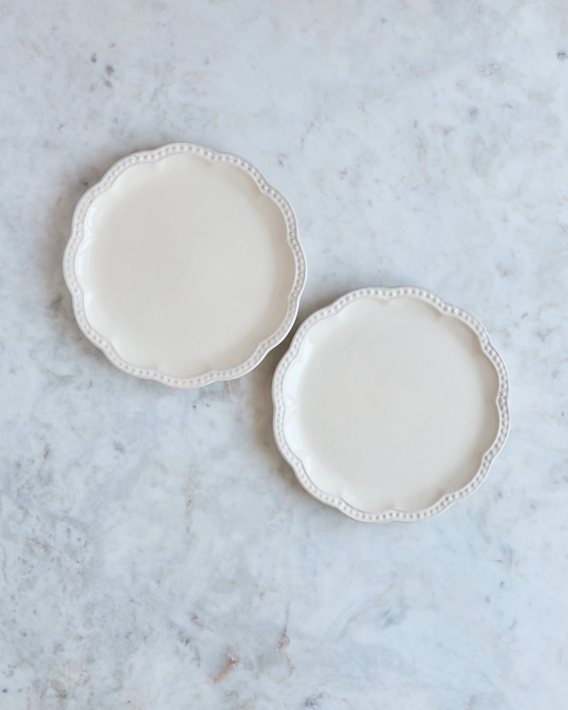 Teller Set «CREMOSO» medium 2-teilig