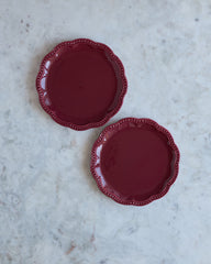 Teller Set «VINO ROSSO» medium 2-teilig