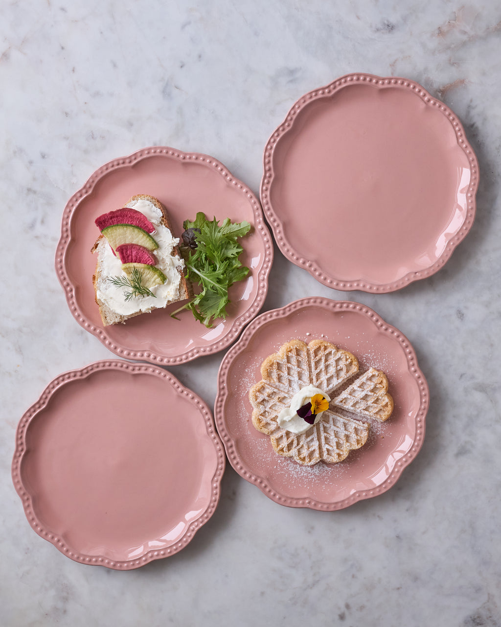 Teller Set «GRAZIOSO» medium 4-teilig