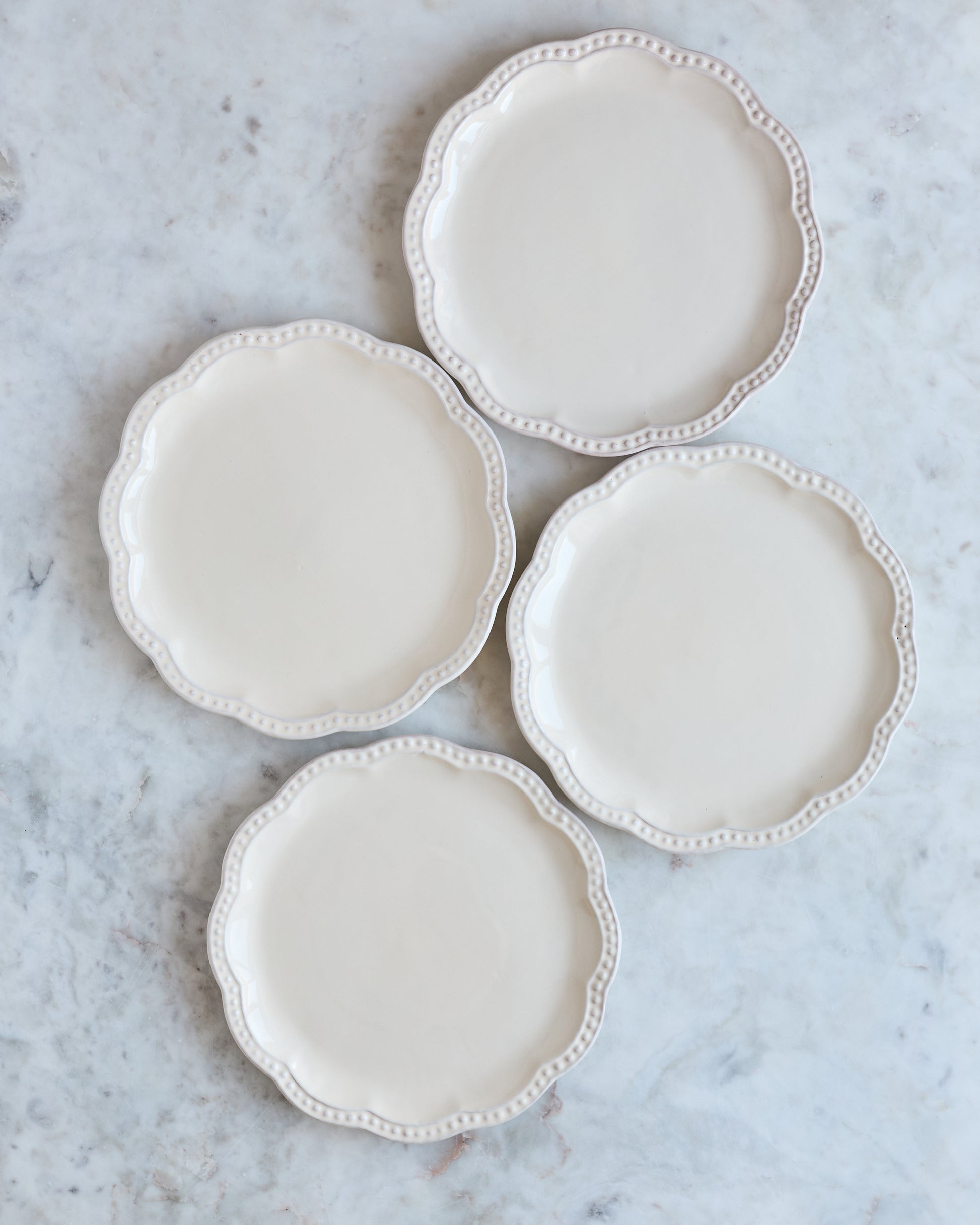 Teller Set «CREMOSO» medium 4-teilig