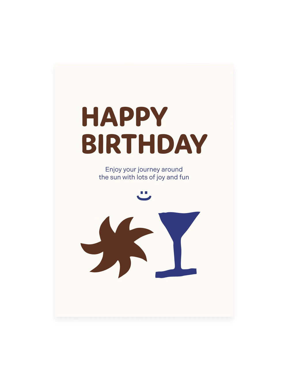 Postkarte «HAPPY BIRHTDAY»