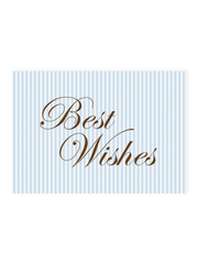Postkarte «BEST WISHES»