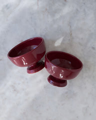 Servier Schalen Set «VINO ROSSO» 2-teilig