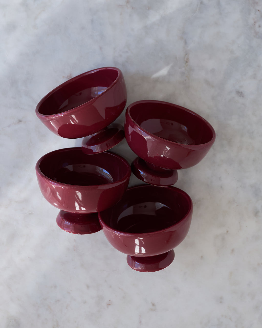 Servier Schalen Set «VINO ROSSO» 4-teilig