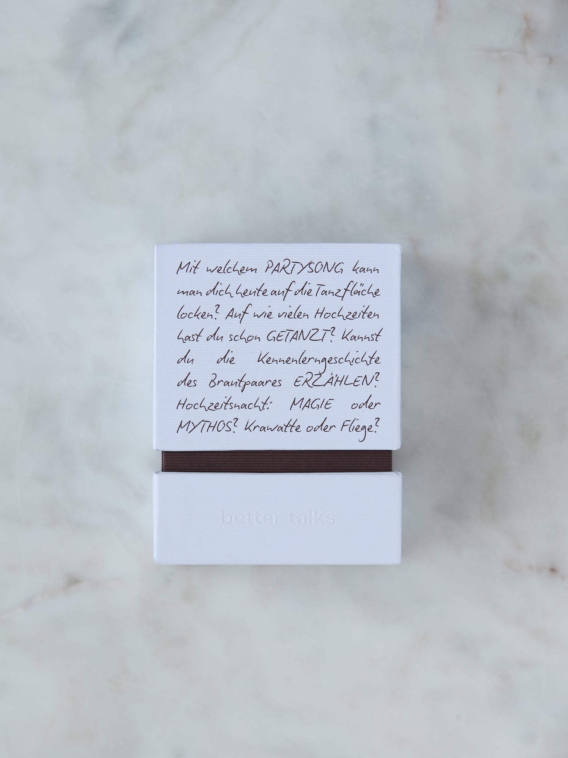 Fragekarten «WEDDING»