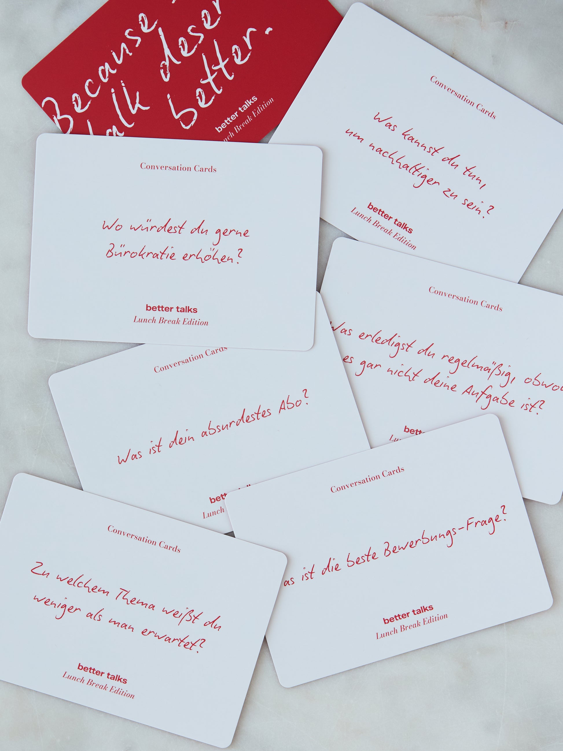 Fragekarten «LUNCH BREAK»