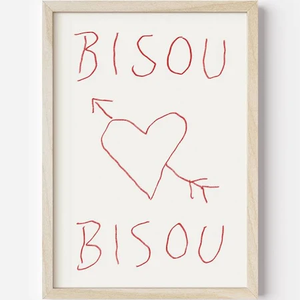 Artprint «BISOU BISOU» (Risographie)