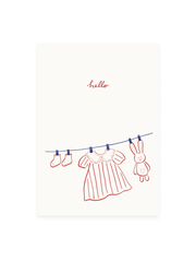 Postkarte «HELLO» (Risographie)